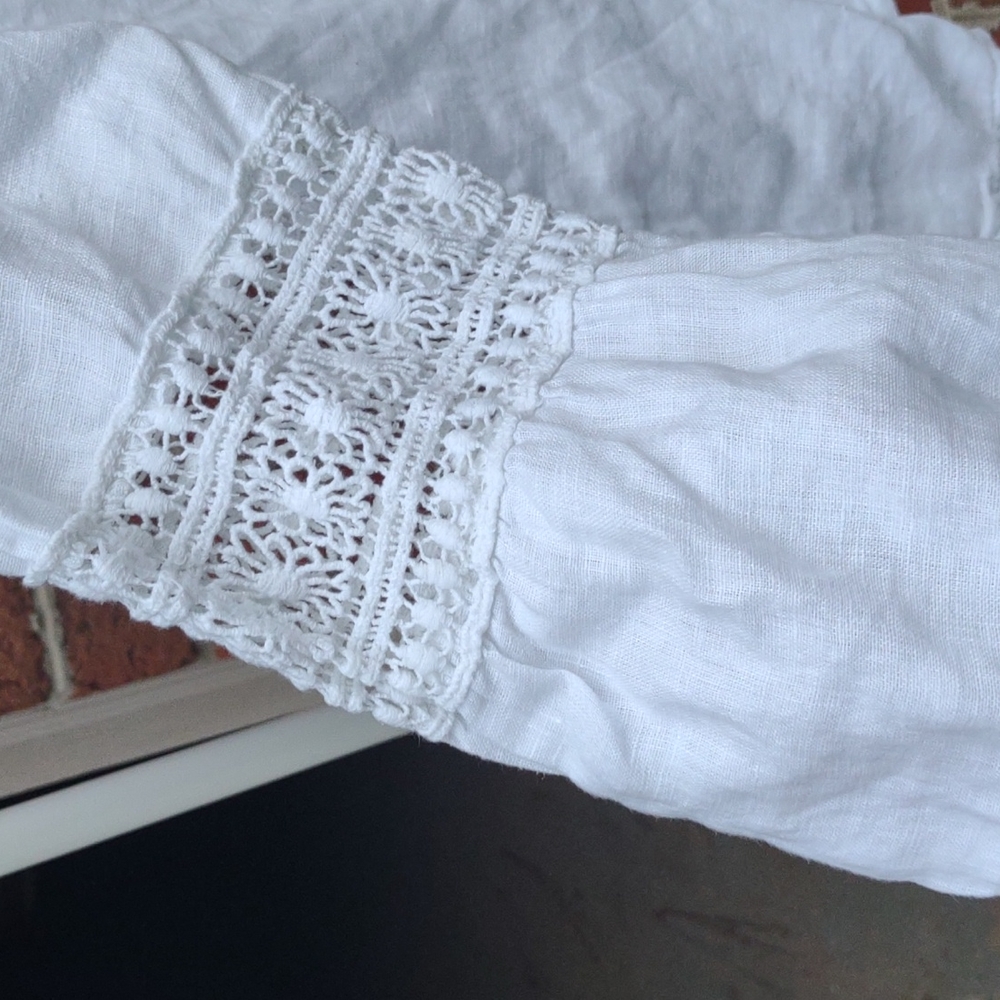 Alessia Pacini linen peasant blouse - Picture 3 of 4